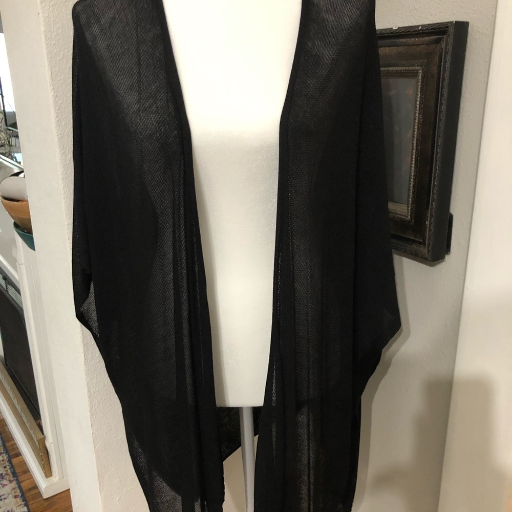 Black shawl